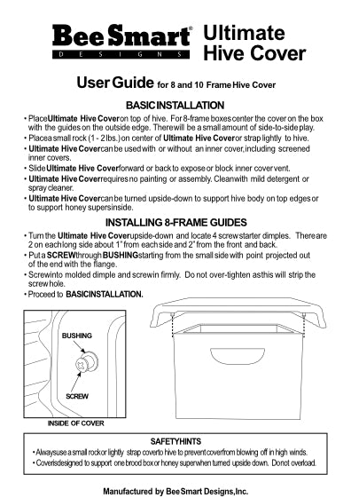 Bee Smart Ultimate Hive Cover