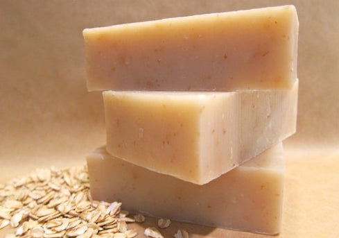 Winter Rosemary Honey-Oat Scrub Bar